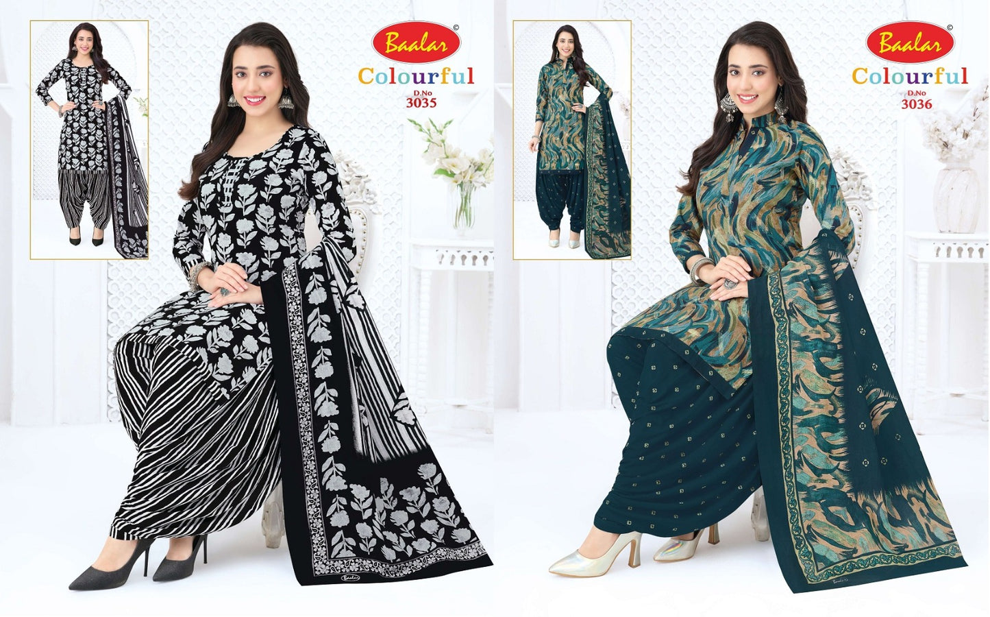 Colourful Vol 30 Baalar Cotton Dress Material Exporter India