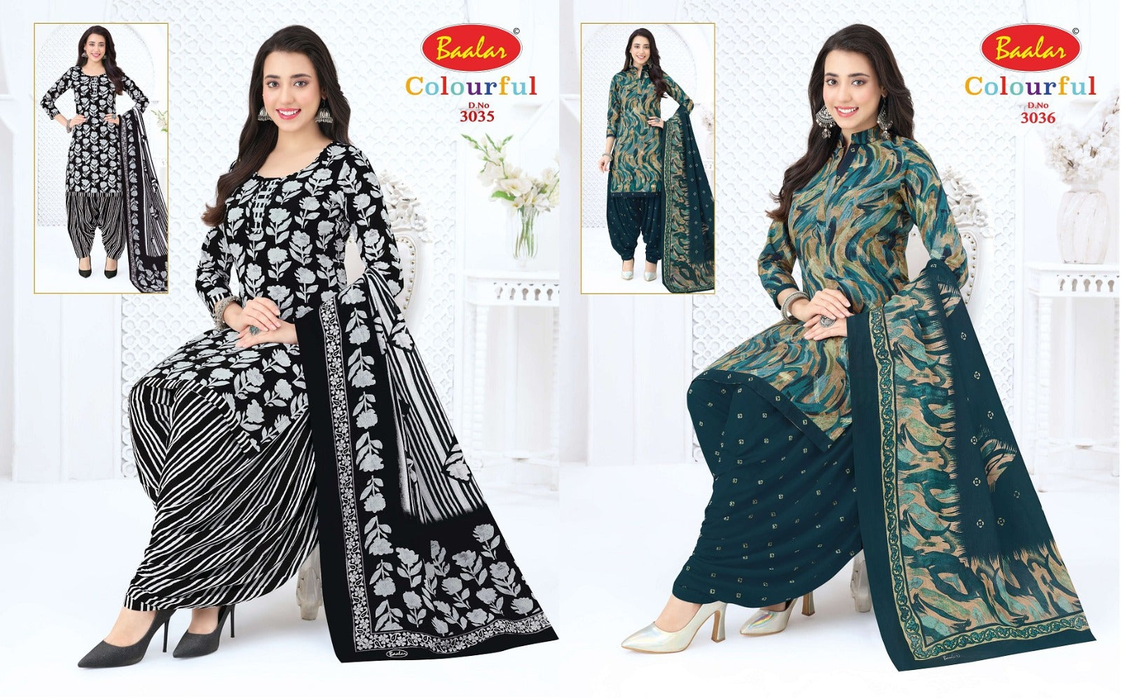 Colourful Vol 30 Baalar Cotton Dress Material Exporter India