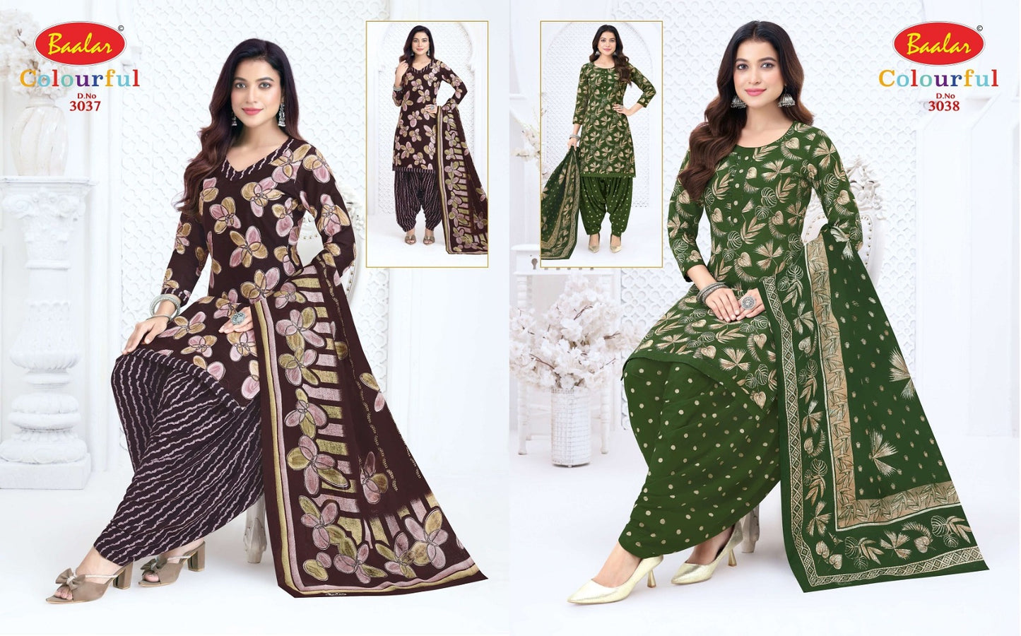 Colourful Vol 30 Baalar Cotton Dress Material Exporter India