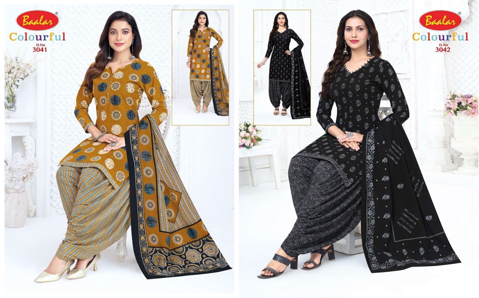 Colourful Vol 30 Baalar Cotton Dress Material Exporter India