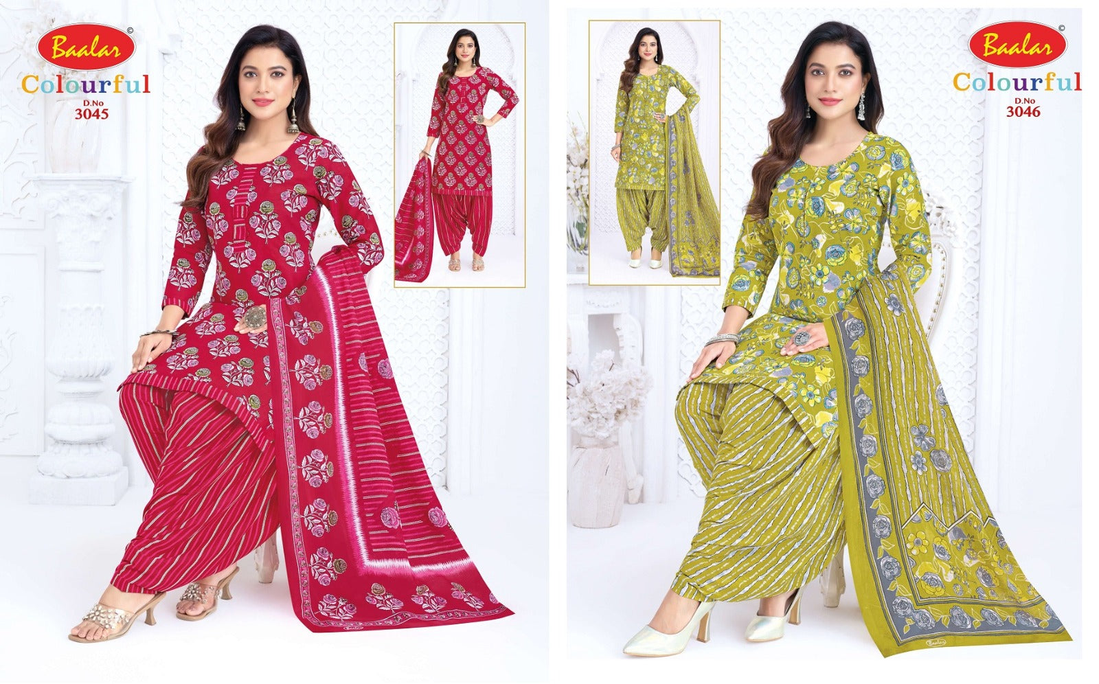 Colourful Vol 30 Baalar Cotton Dress Material Exporter India