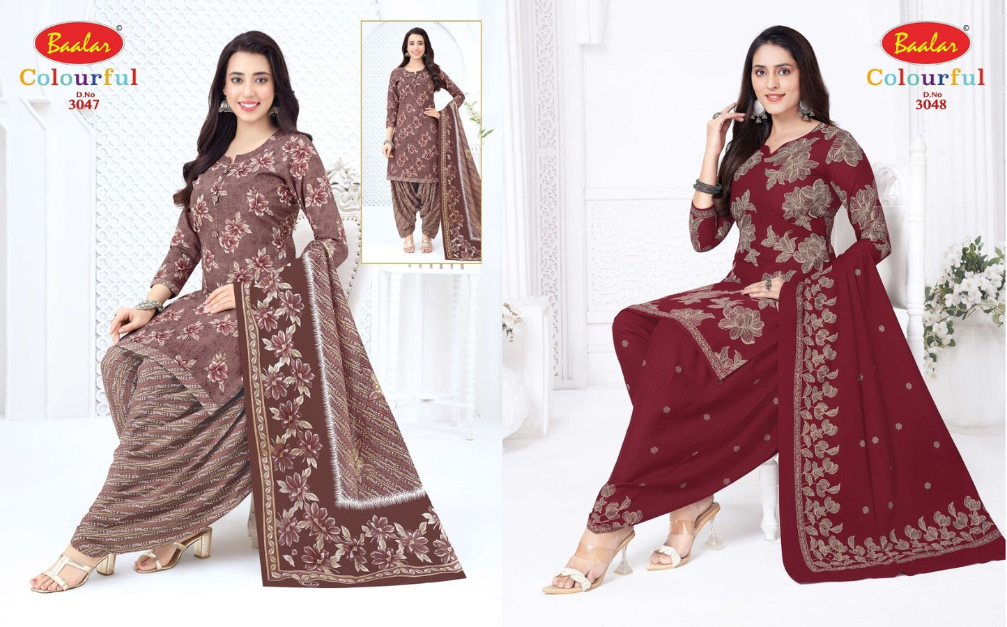Colourful Vol 30 Baalar Cotton Dress Material Exporter India