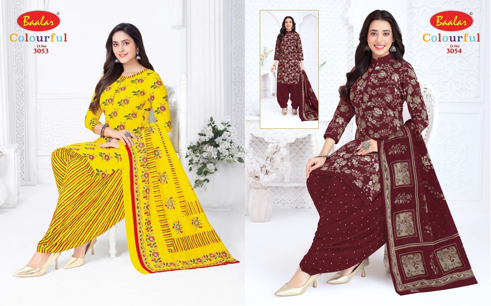 Colourful Vol 30 Baalar Cotton Dress Material Exporter India