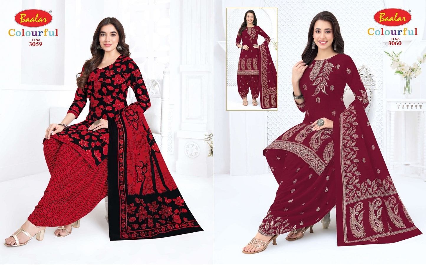 Colourful Vol 30 Baalar Cotton Dress Material Exporter India