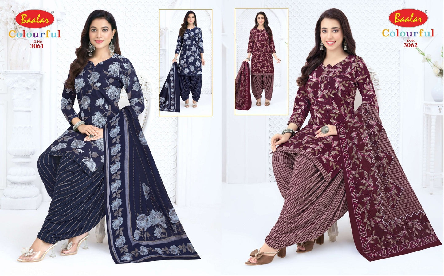 Colourful Vol 30 Baalar Cotton Dress Material Exporter India