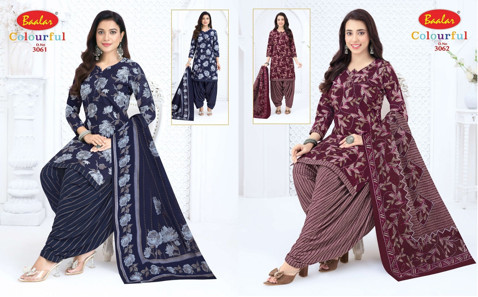 Colourful Vol 30 Baalar Cotton Dress Material Exporter India