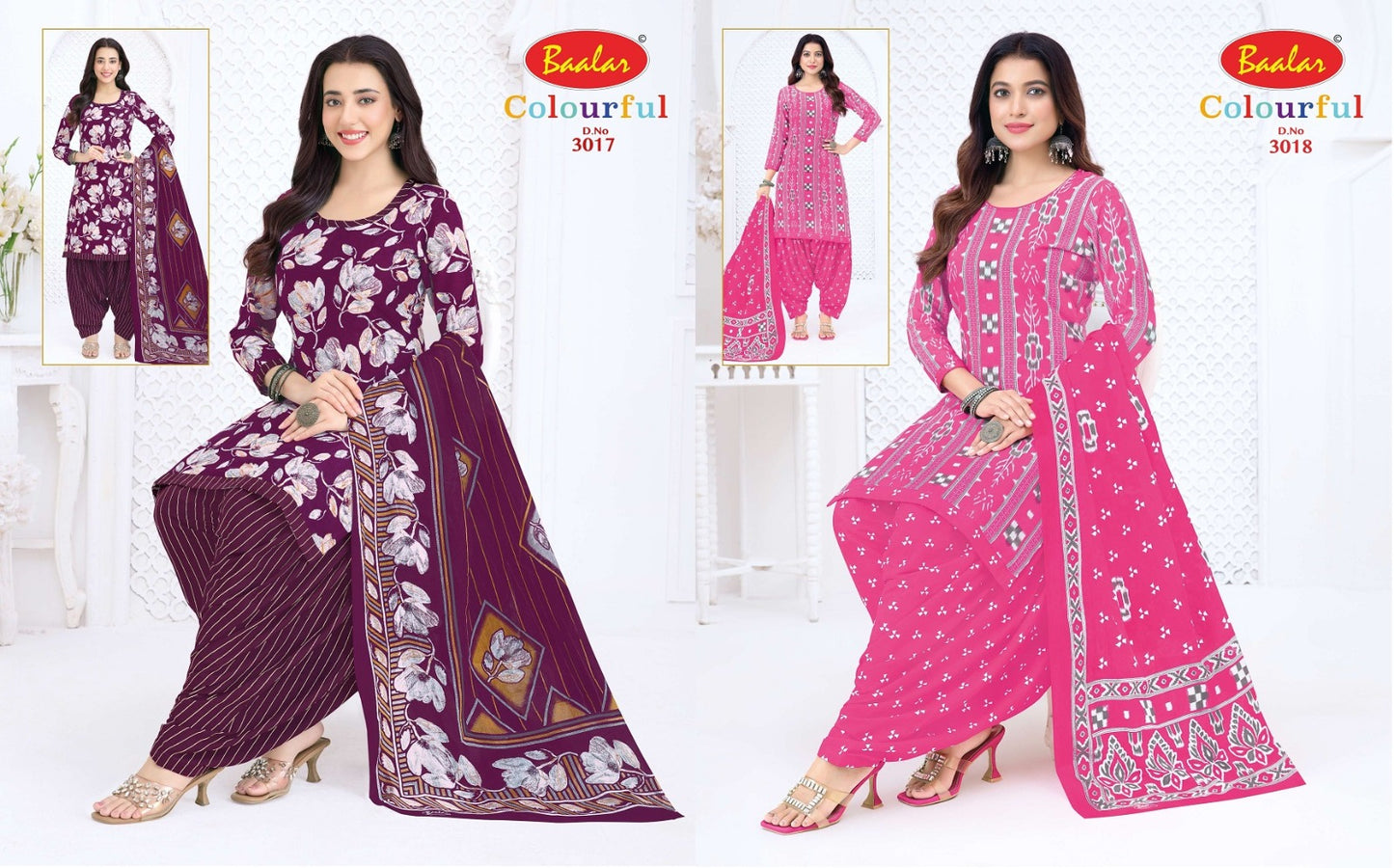 Colourful Vol 30 Baalar Cotton Dress Material Exporter India