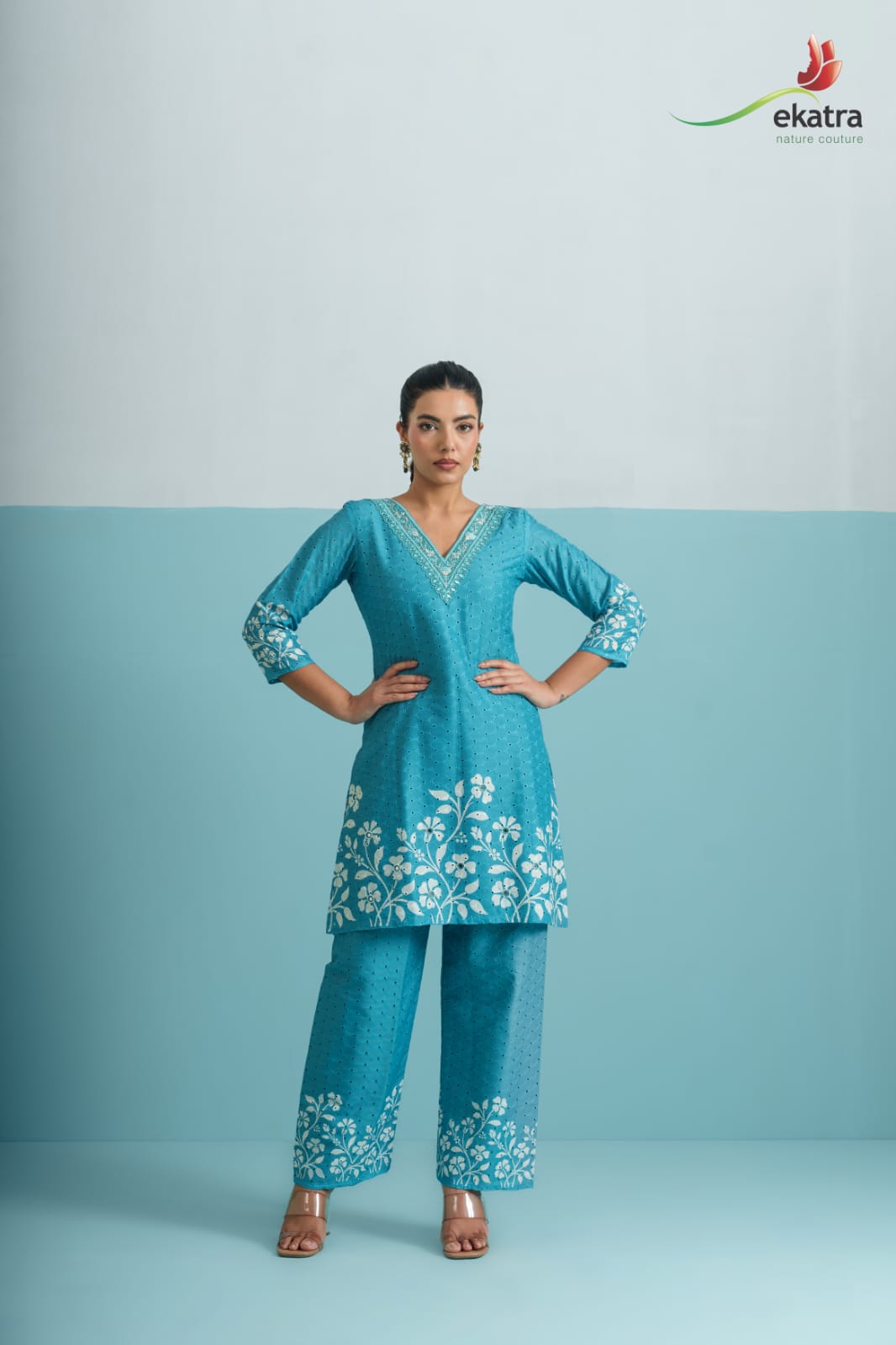 Combo Pack 0309 Ekatra Silk Co Ord Set Wholesale Price