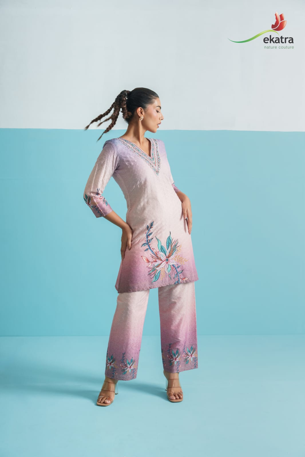 Combo Pack 0309 Ekatra Silk Co Ord Set Wholesale Price