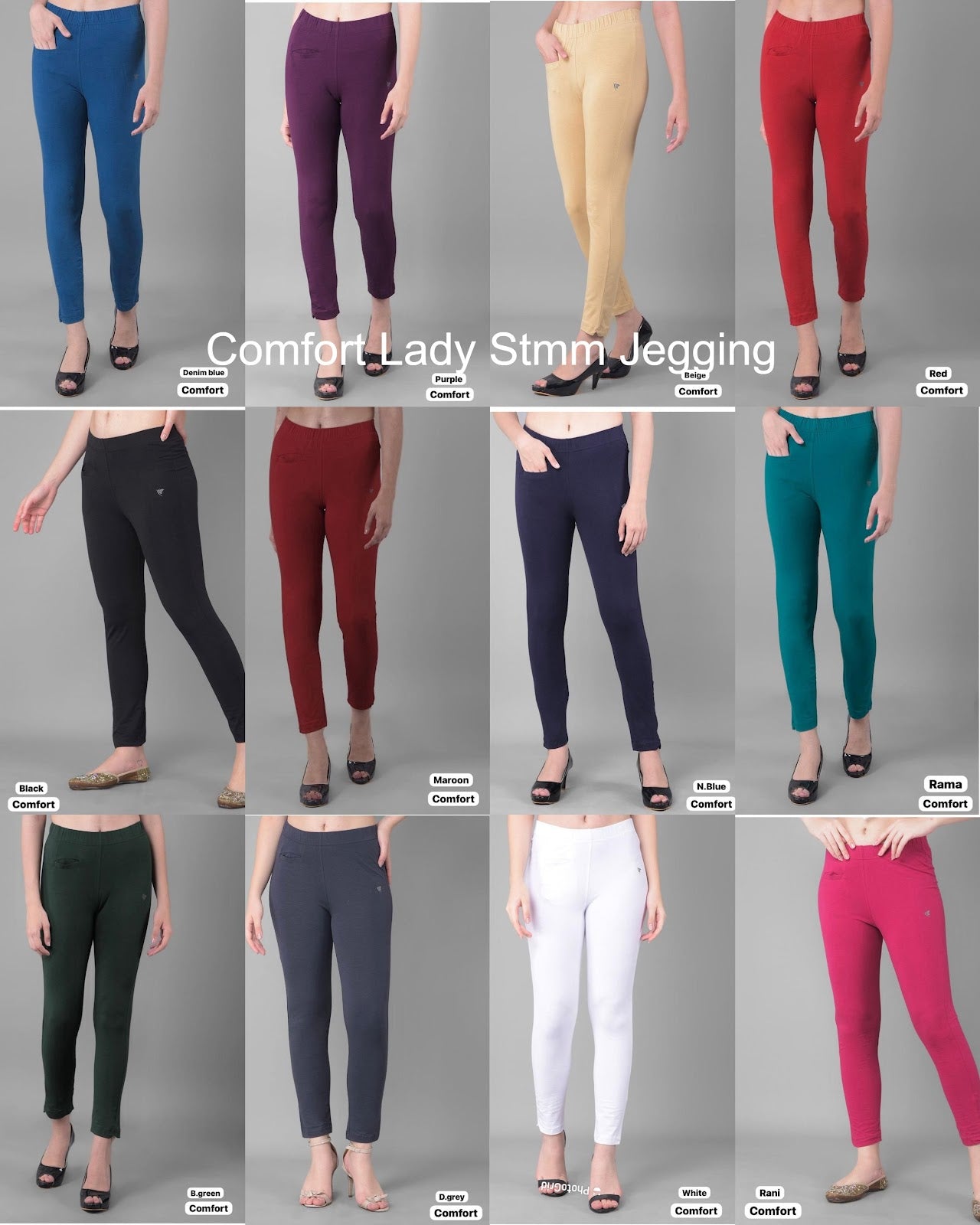 Comfort Lady Stmm Cotton Jegging Supplier India