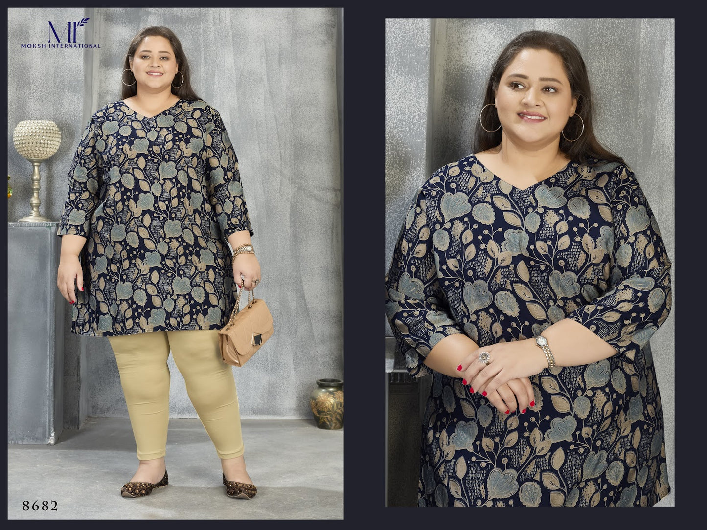 Comfort Vol 1 Moksh Plus Size Kurtis Exporter Gujarat