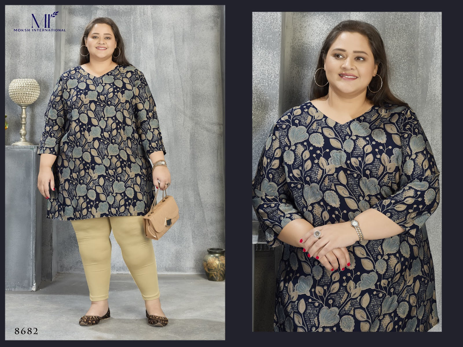 Comfort Vol 1 Moksh Plus Size Kurtis Exporter Gujarat