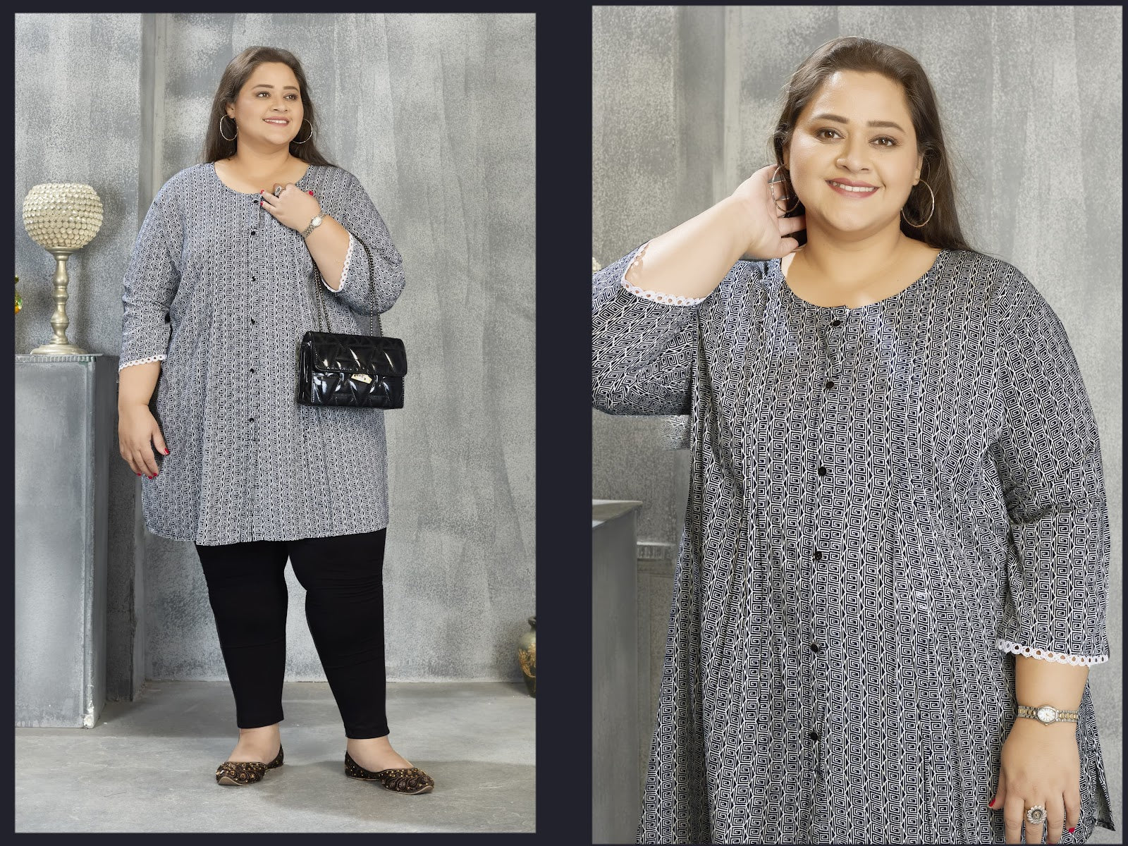 Comfort Vol 1 Moksh Plus Size Kurtis Exporter Gujarat
