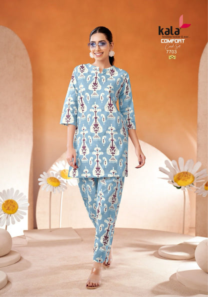 Comfort Vol 2 Kala Cotton Co Ord Set Exporter Ahmedabad