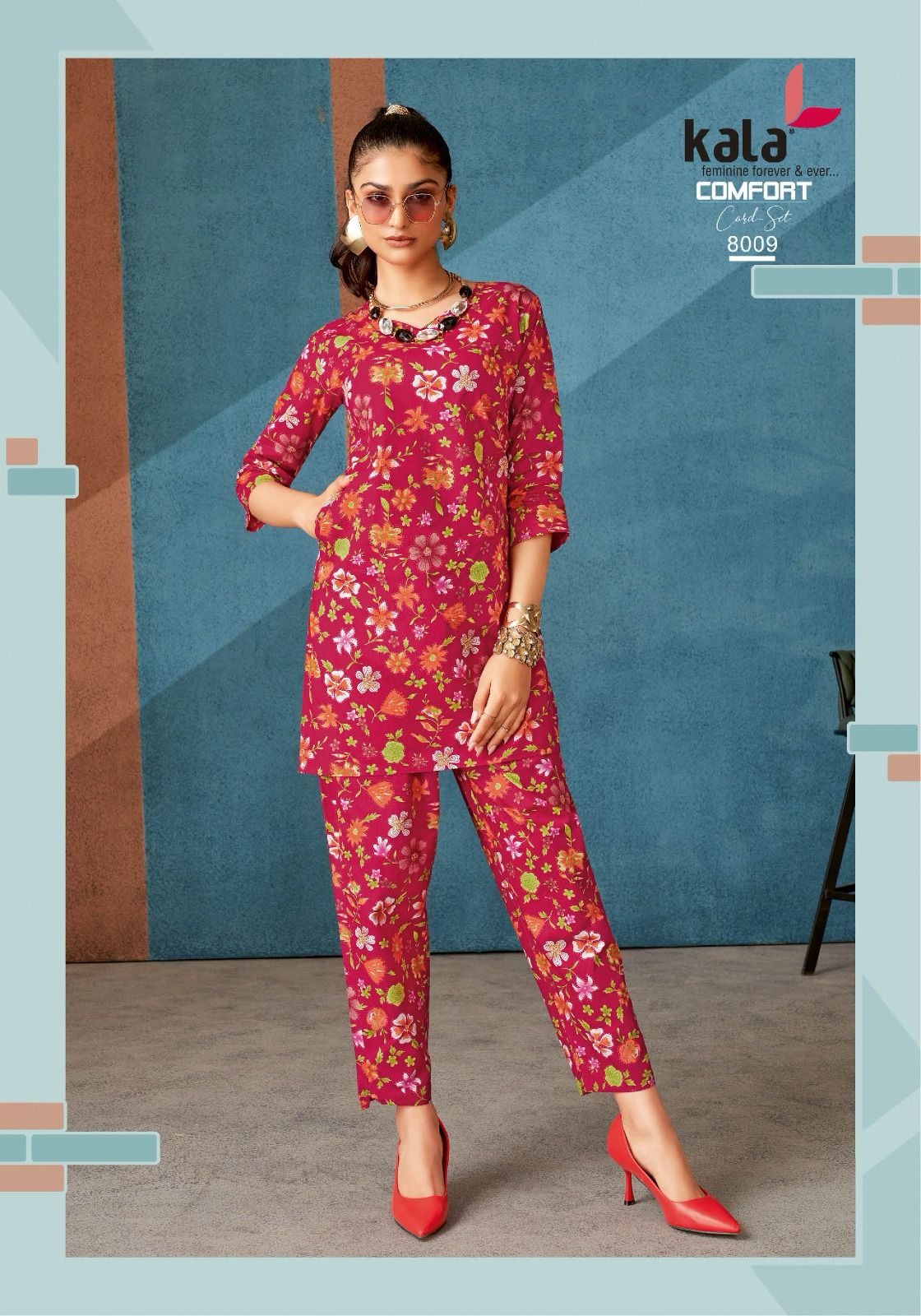 Comfort Vol 3 Kala Cotton Co Ord Set Wholesaler Ahmedabad