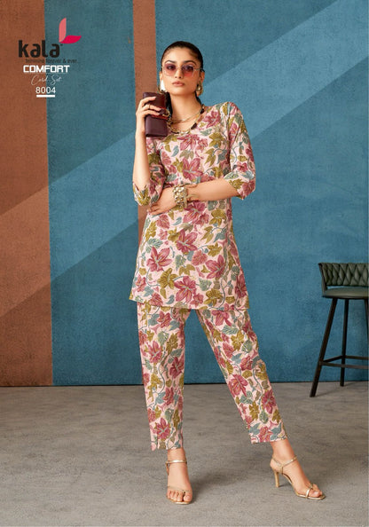 Comfort Vol 3 Kala Cotton Co Ord Set Wholesaler Ahmedabad