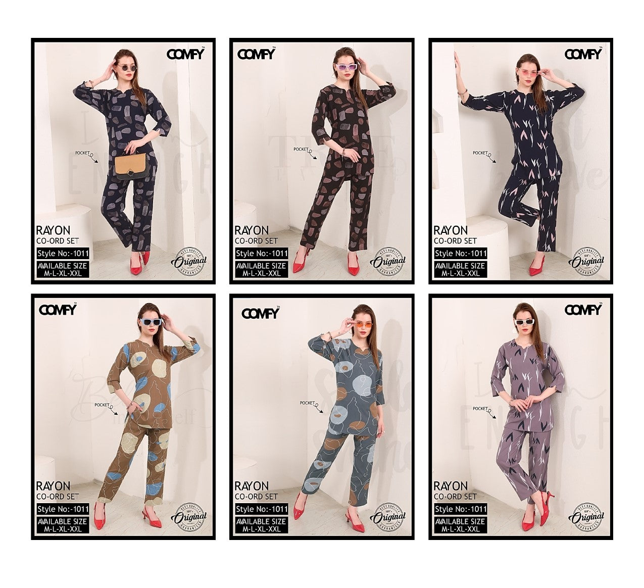 Comfy Style No 1011 Deecee Rayon Co Ord Set Wholesaler Gujarat