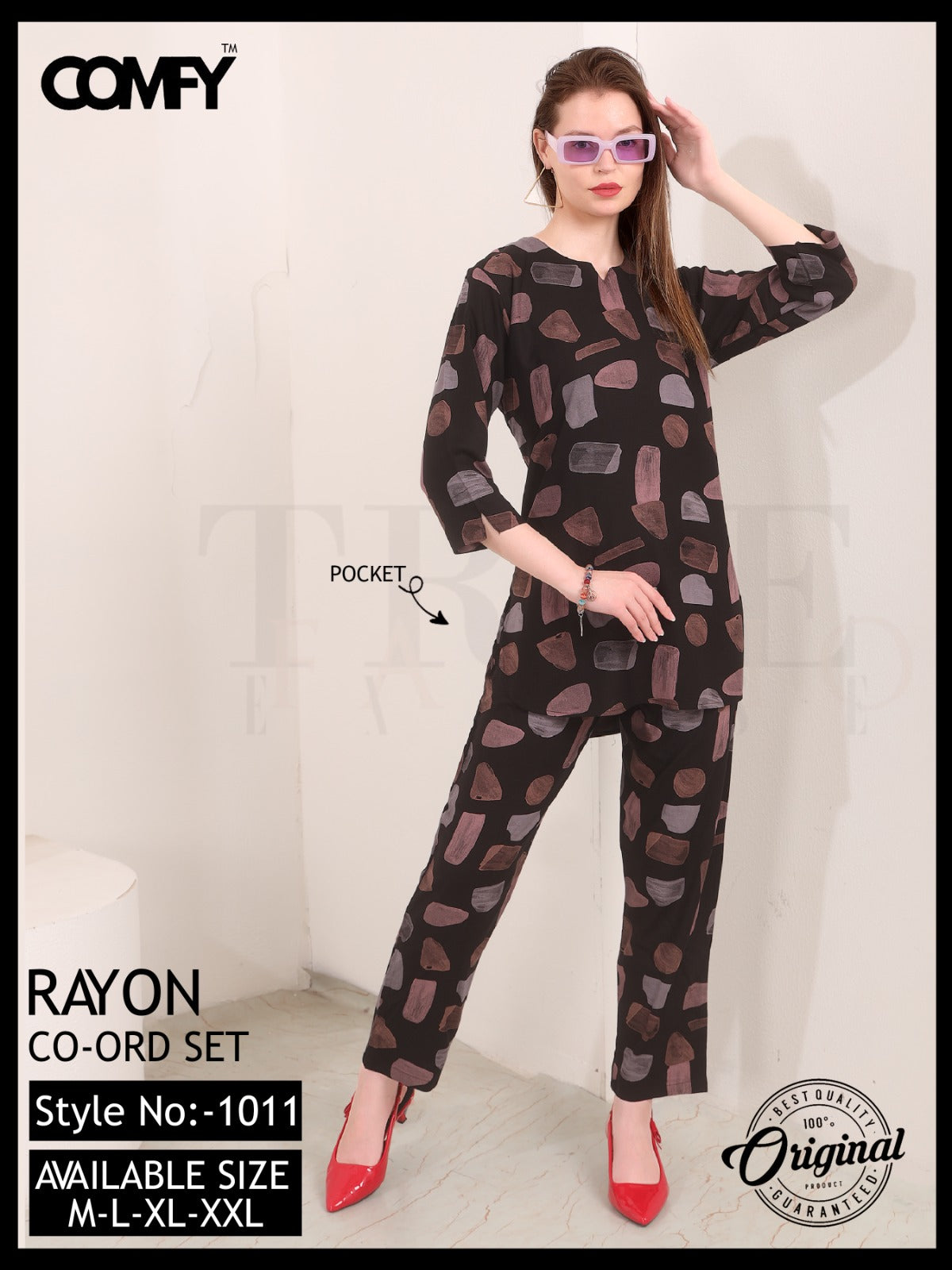 Comfy Style No 1011 Deecee Rayon Co Ord Set Wholesaler Gujarat