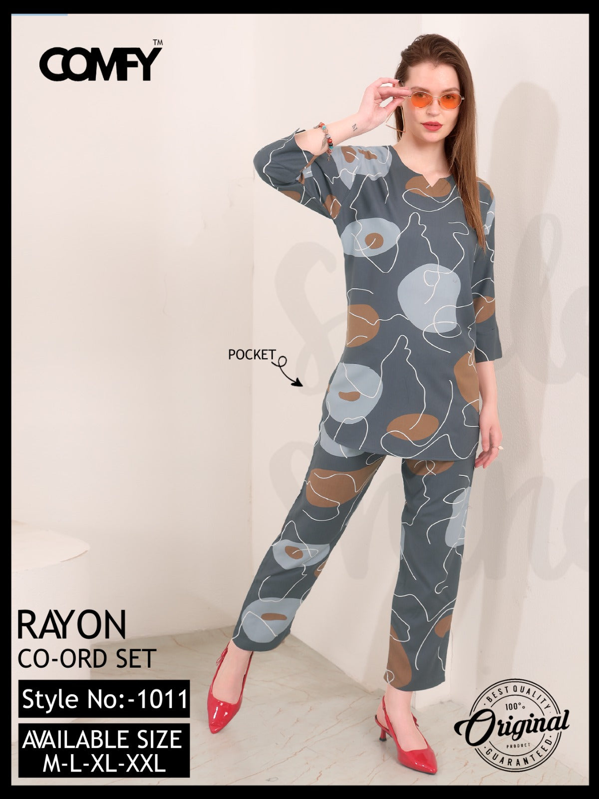 Comfy Style No 1011 Deecee Rayon Co Ord Set Wholesaler Gujarat