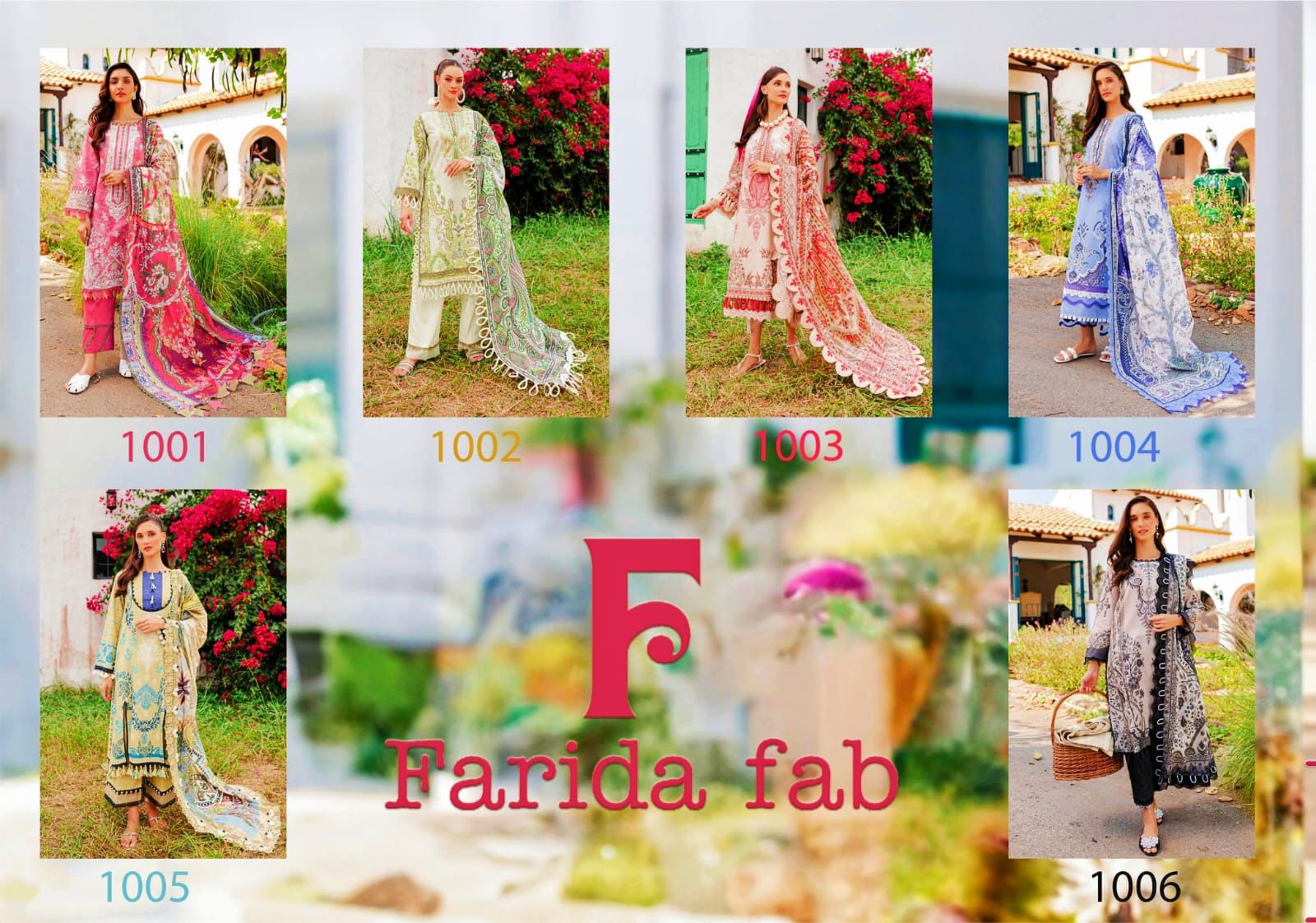 Concept - A Farida Fab Cotton Karachi Salwar Suits Wholesaler India