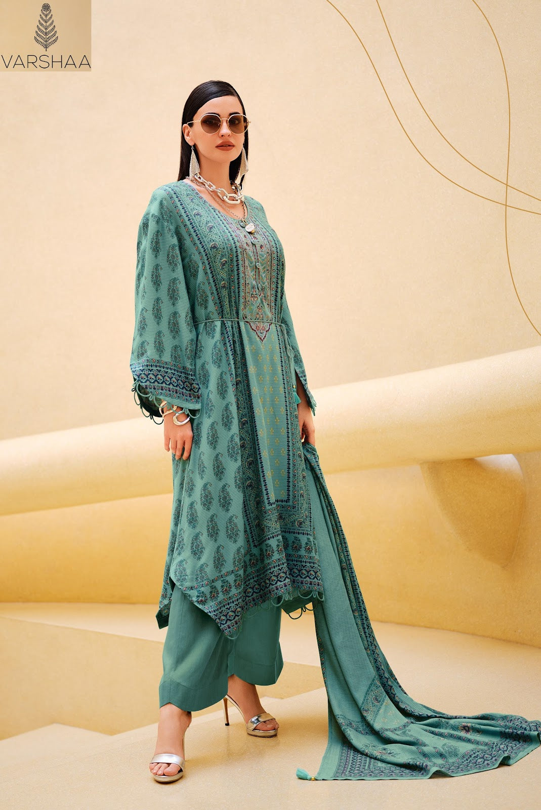 Concord Varshaa Pashmina Suits Exporter