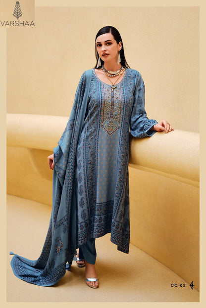 Concord Varshaa Pashmina Suits Exporter