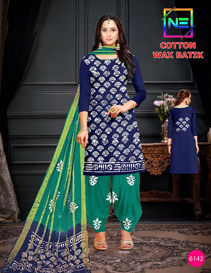 Contrast Matching Ne Salwar Suits Manufacturer Ahmedabad