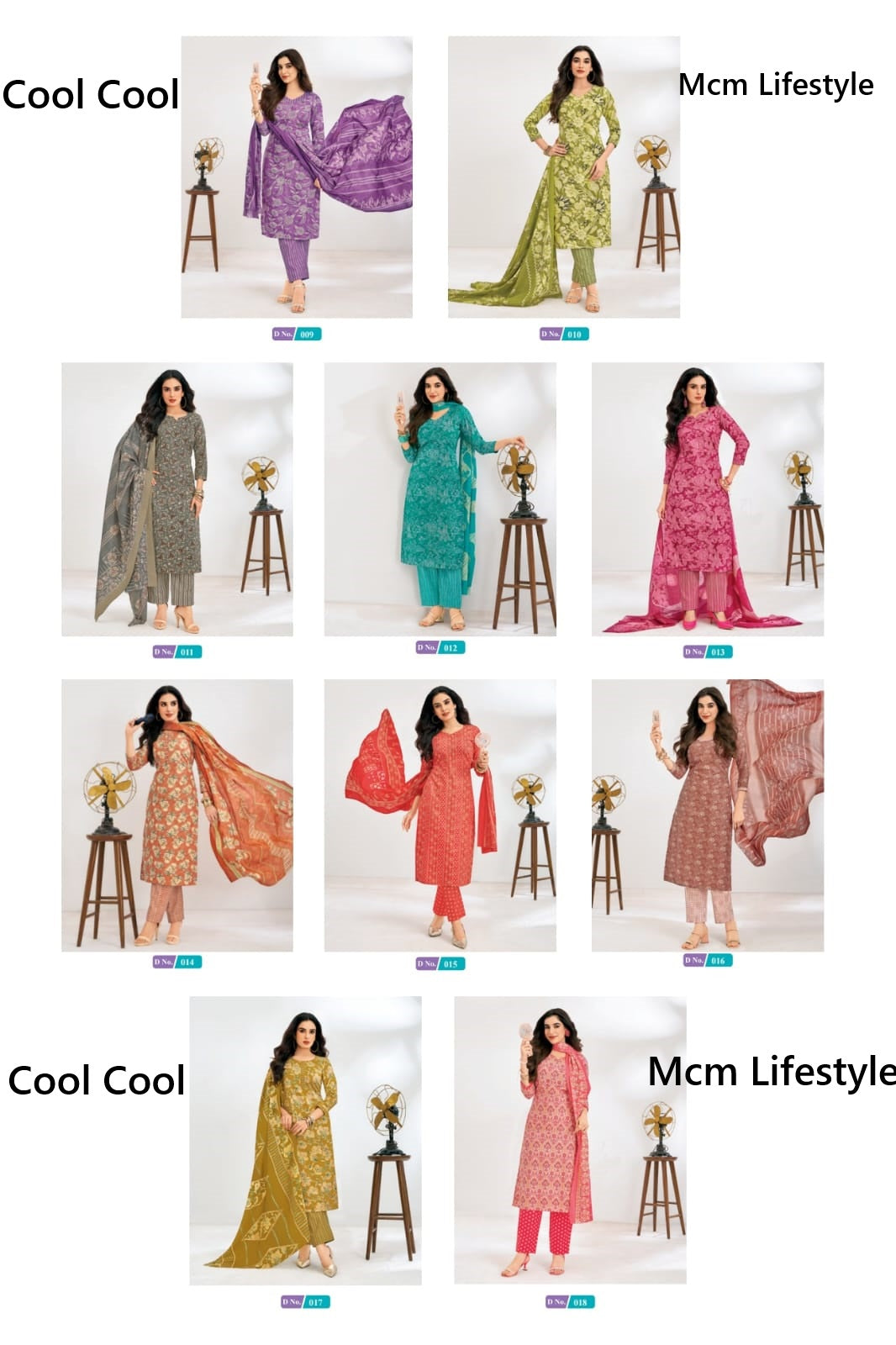 Cool Cool Mcm Lifestyle Readymade Cotton Pant Suits Manufacturer Ahmedabad