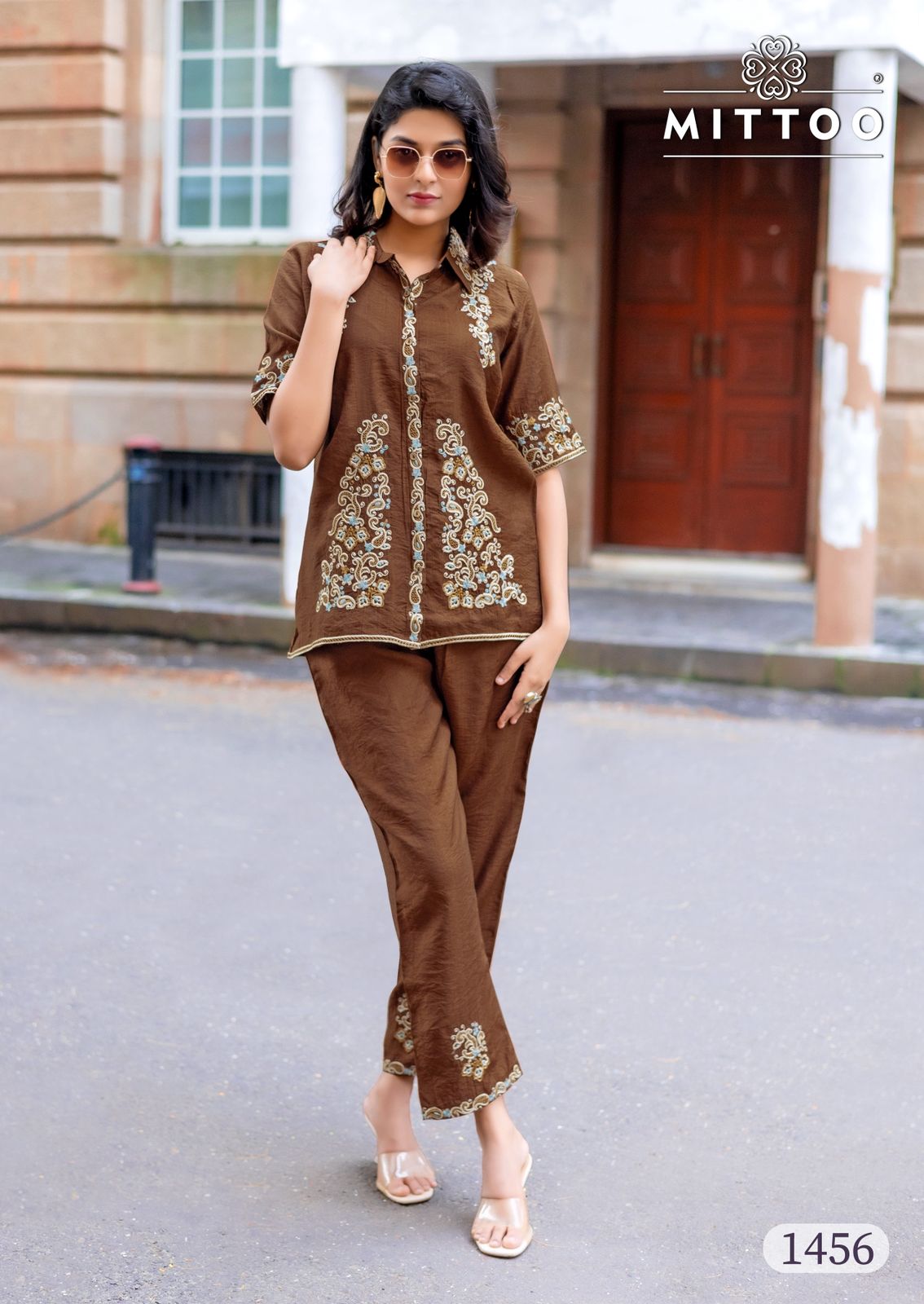 Cool Line Mittoo Viscose Weaving Co Ord Set Wholesale Rate