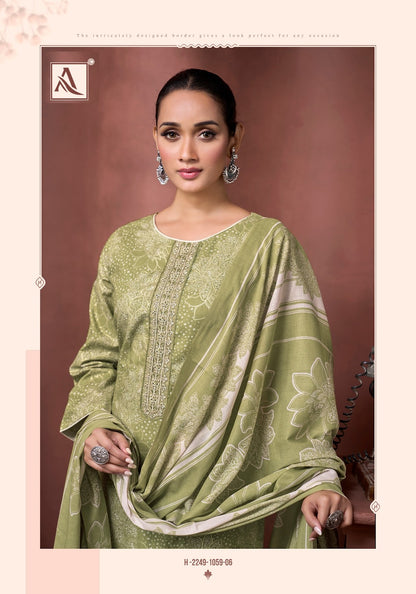 Copper Stone Alok Cambric Cotton Karachi Salwar Suits Manufacturer Gujarat
