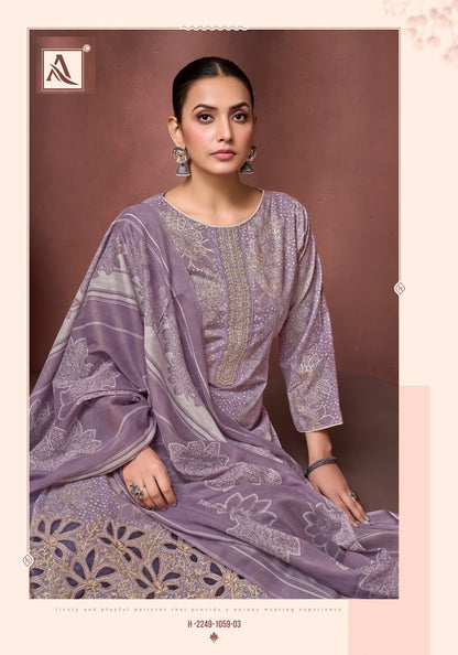 Copper Stone Alok Cambric Cotton Karachi Salwar Suits Manufacturer Gujarat