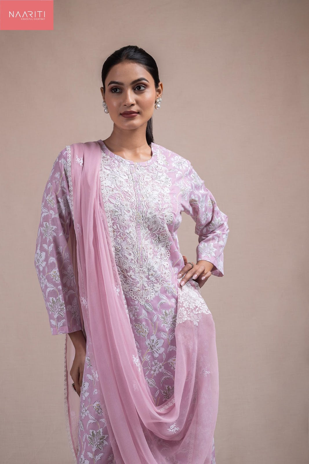 Coral Naariti Brasso Pant Style Suits Manufacturer Gujarat