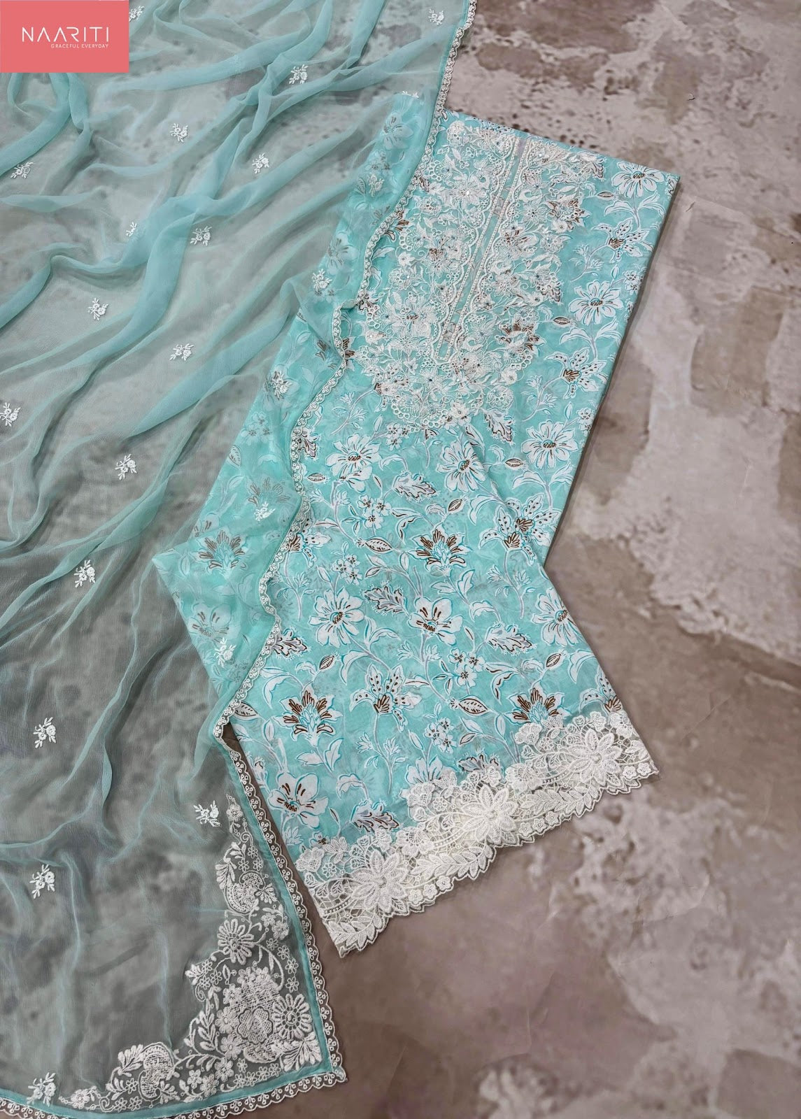 Coral Naariti Brasso Pant Style Suits Manufacturer Gujarat