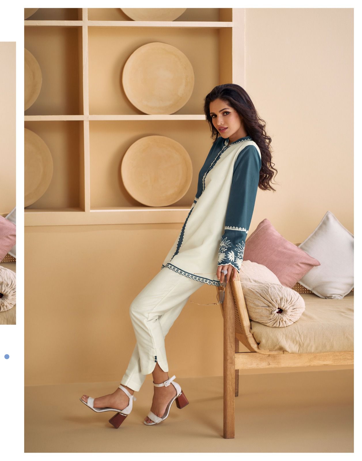 Coral Sayuri Silk Co Ord Set Manufacturer Ahmedabad