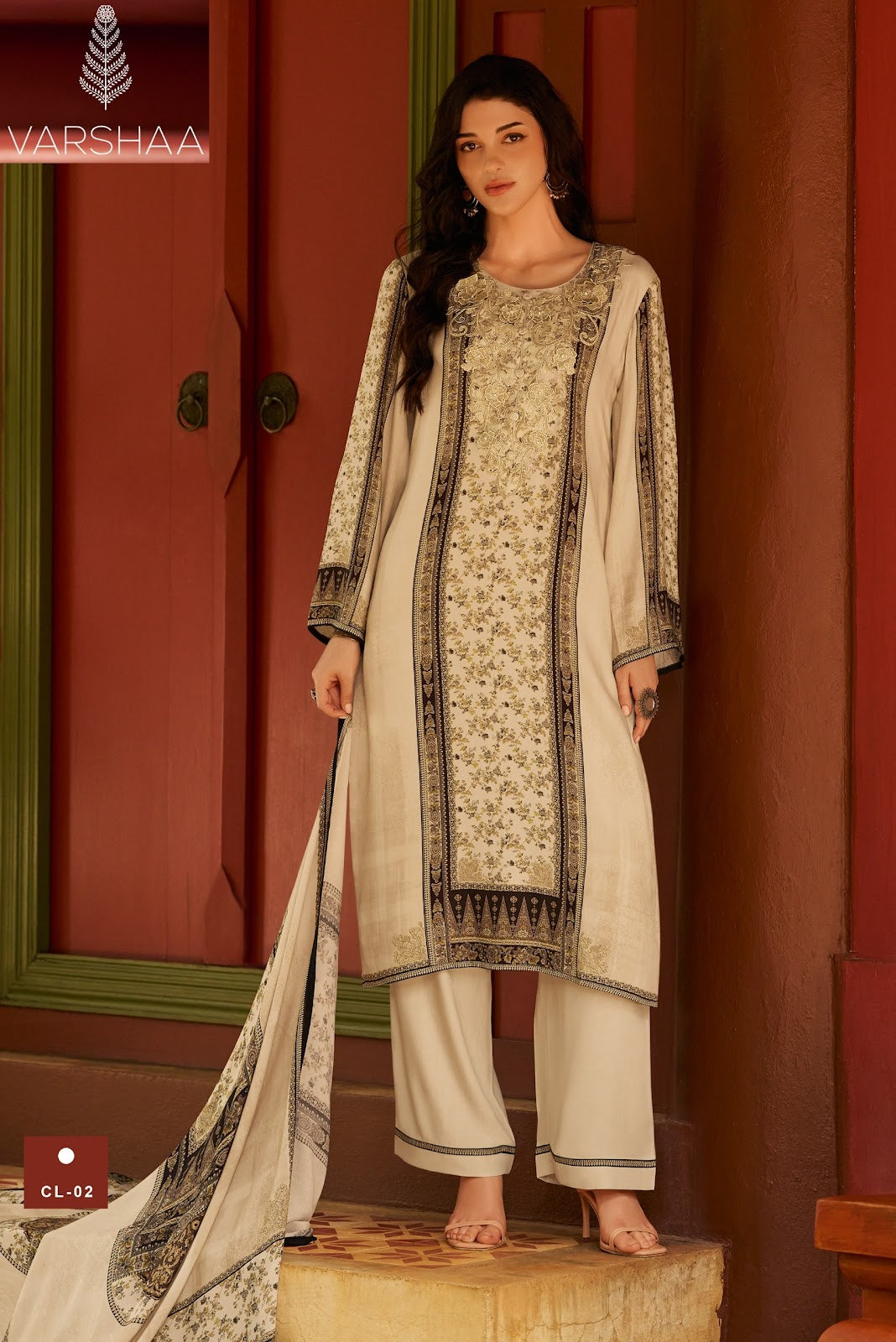 Coral Varshaa Pant Style Suits Exporter Gujarat