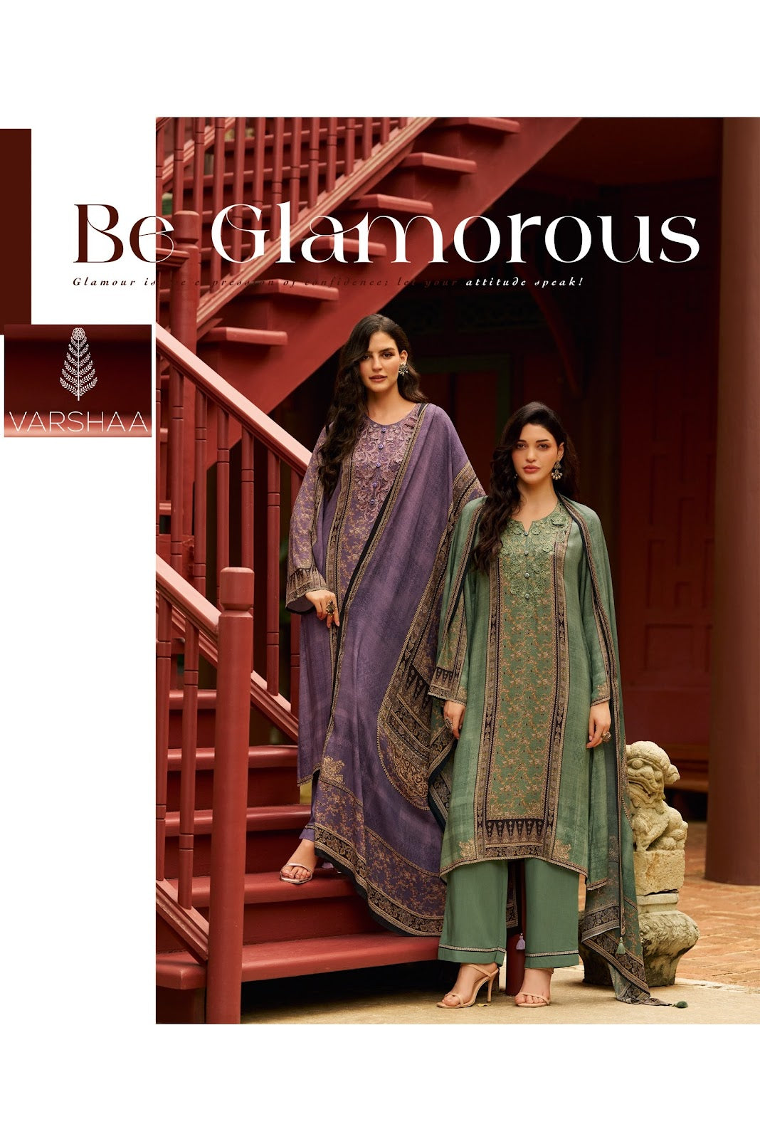 Coral Varshaa Pant Style Suits Exporter Gujarat