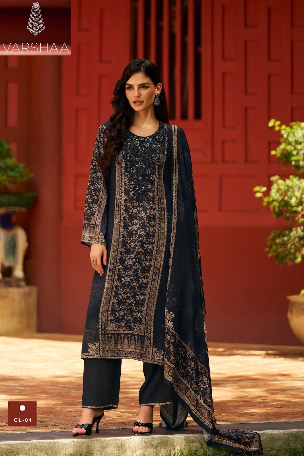 Coral Varshaa Pant Style Suits Exporter Gujarat