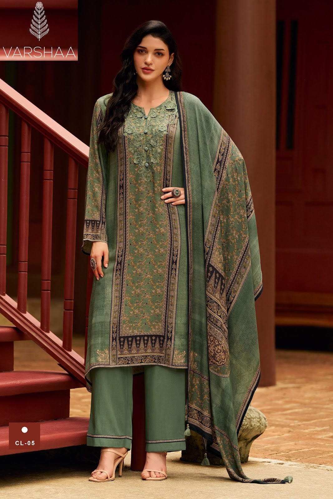 Coral Varshaa Pant Style Suits Exporter Gujarat