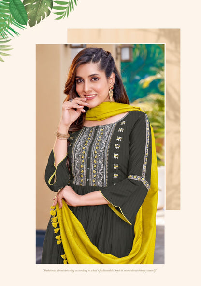 Coral Vol 2 Wooglee Rayon Readymade Pant Style Suits Exporter Gujarat