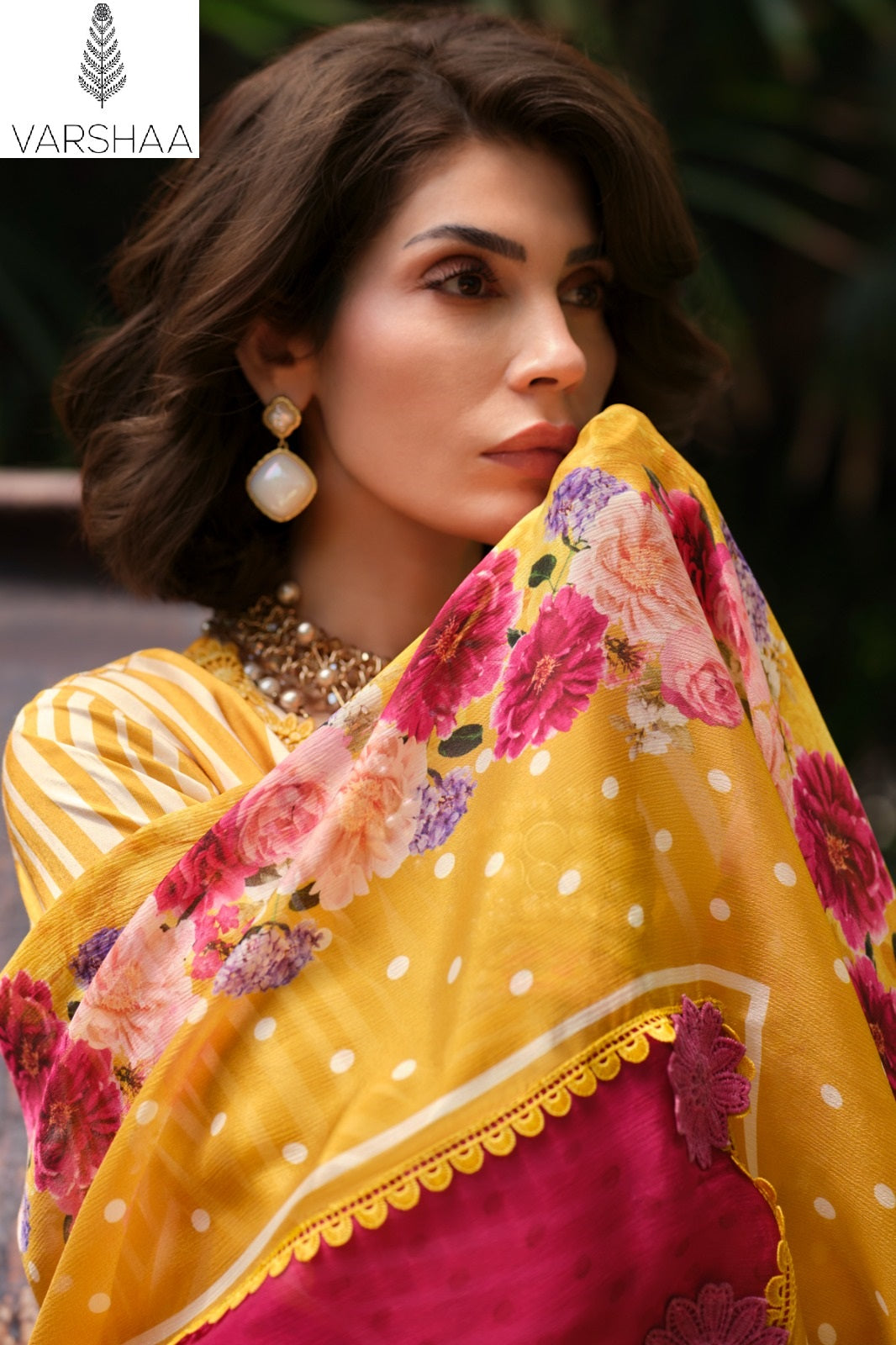 Coro Varshaa Viscose Muslin Pant Style Suits Wholesaler India