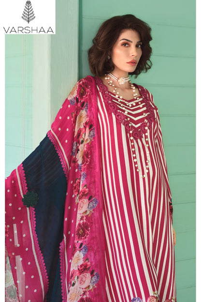 Coro Varshaa Viscose Muslin Pant Style Suits Wholesaler India