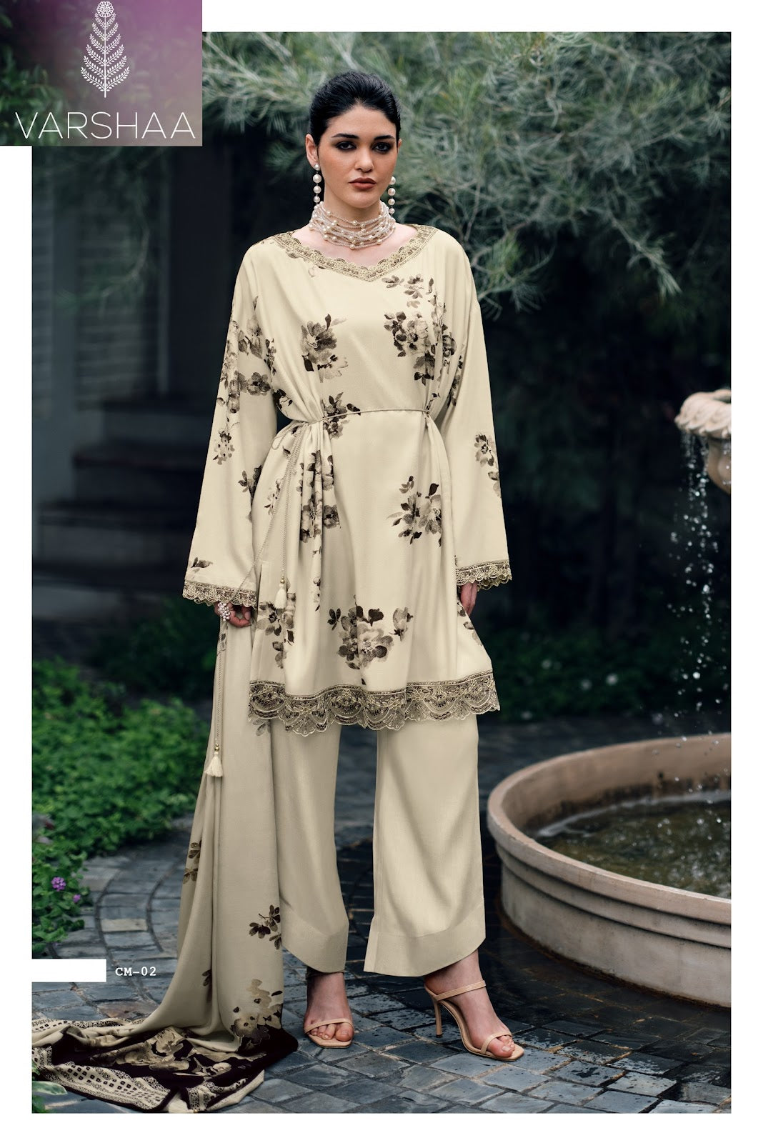 Cosmo Varshaa Pashmina Suits Wholesale Rate