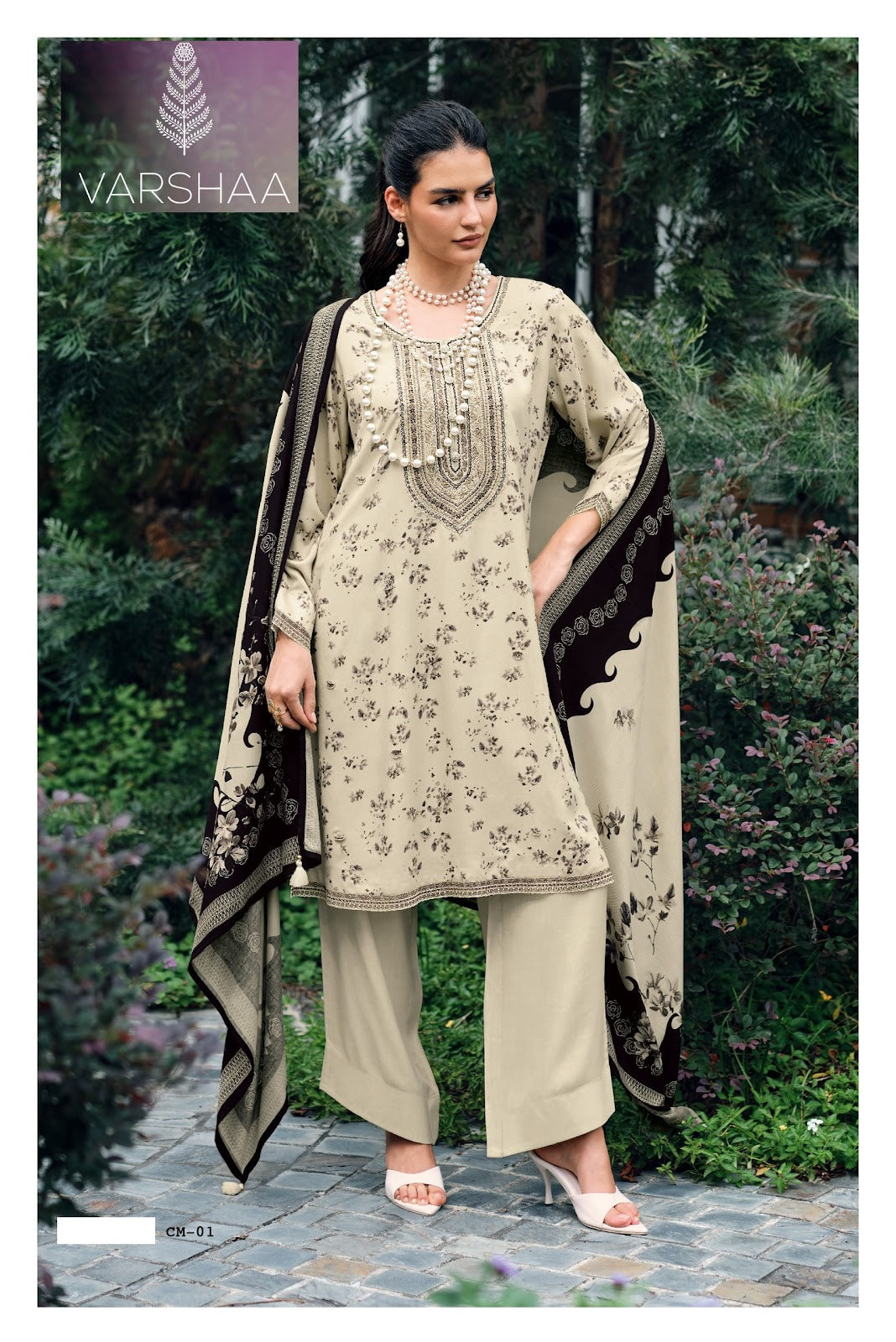 Cosmo Varshaa Pashmina Suits Wholesale Rate