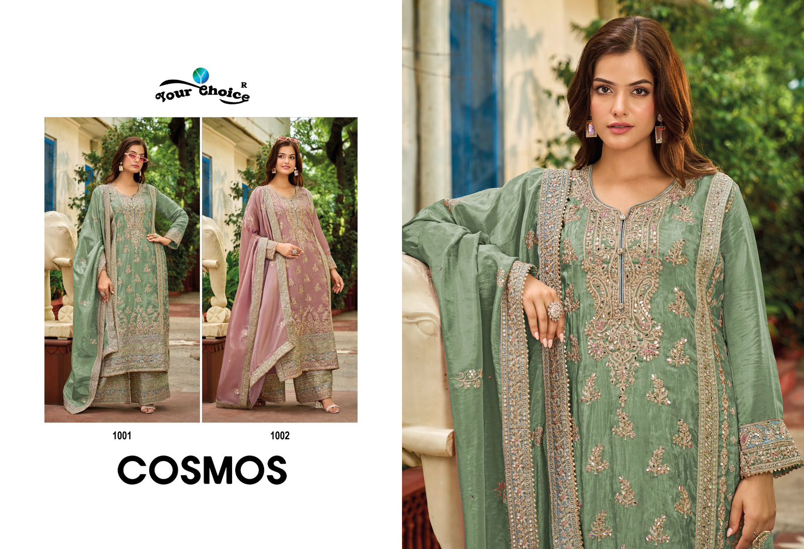 Cosmos Your Choice Simmer Pakistani Readymade Suits Wholesaler