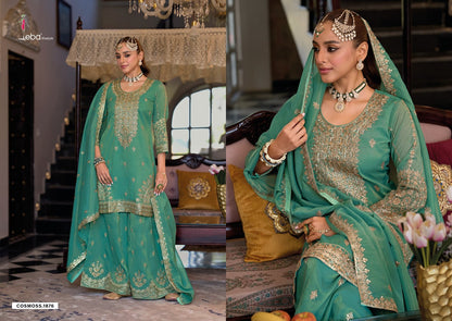 Cosmoss Eba Lifestyle Simar Readymade Plazzo Style Suits Supplier