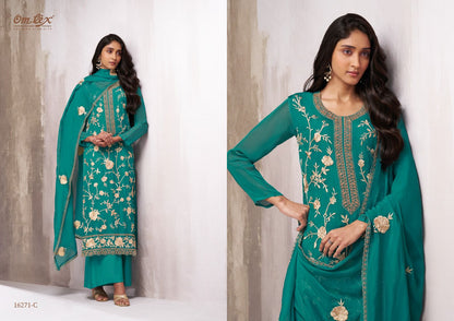 Costanza Omtex Silk Organza Pant Style Suits Supplier