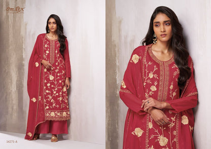 Costanza Omtex Silk Organza Pant Style Suits Supplier