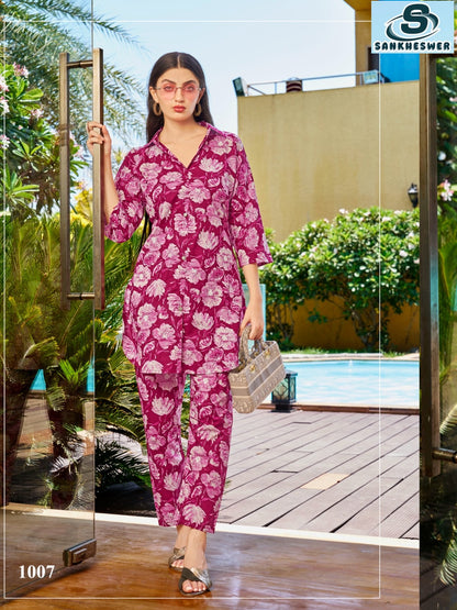 Cottan Beats Vol 2 Sankheswer Co Ord Set Wholesale Rate