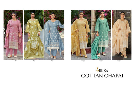 Cottan Chapai Ibiza Cambric Cotton Pant Style Suits Wholesale Rate