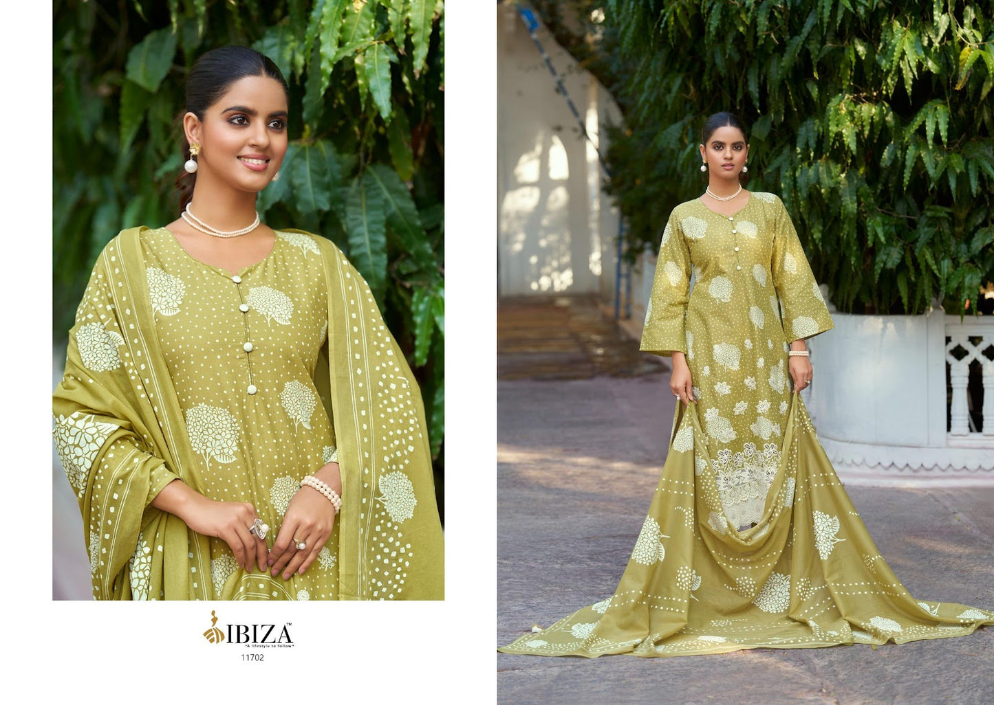 Cottan Chapai Ibiza Cambric Cotton Pant Style Suits Wholesale Rate